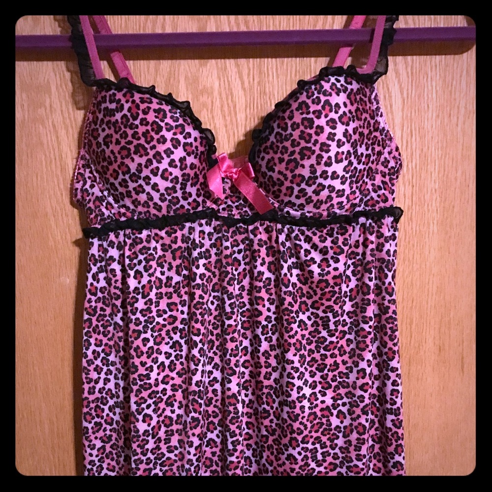 Rampage Intimates leopard print nighty